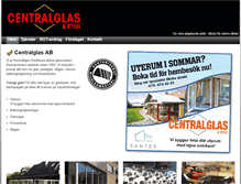 Tablet Screenshot of centralglas.com